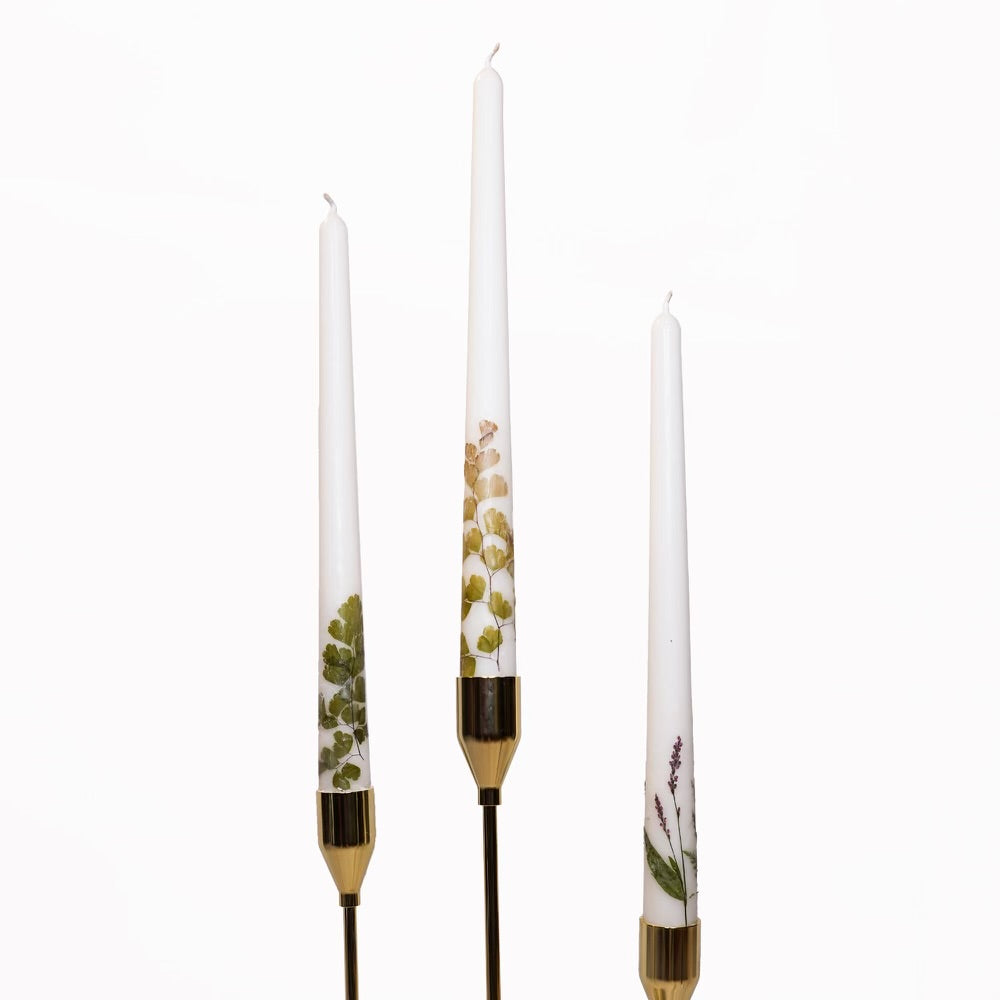 The Botanical Taper (Set of Two)