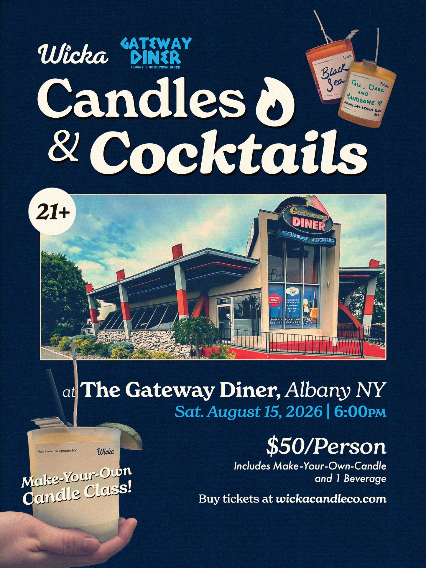 Candles and Cocktails @ Gateway Diner
