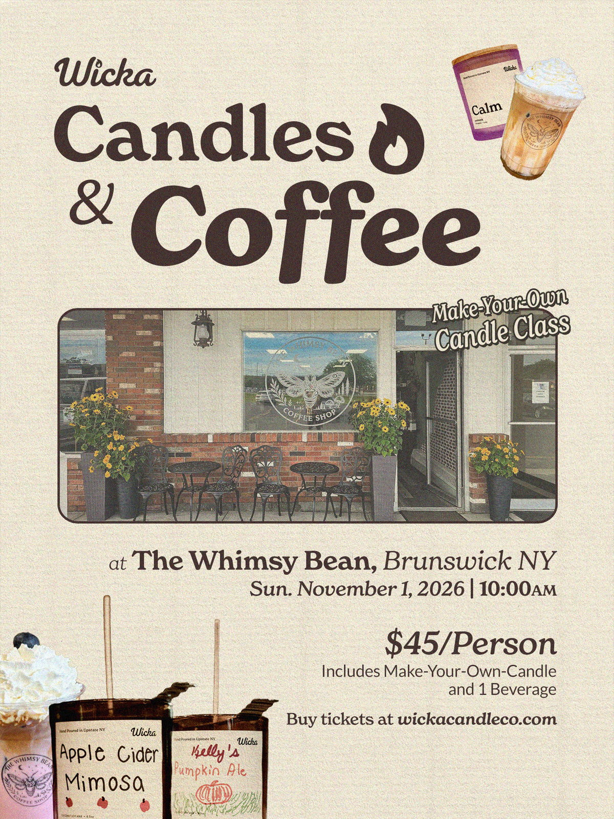 Candles & Coffee @ The Whimsy Bean