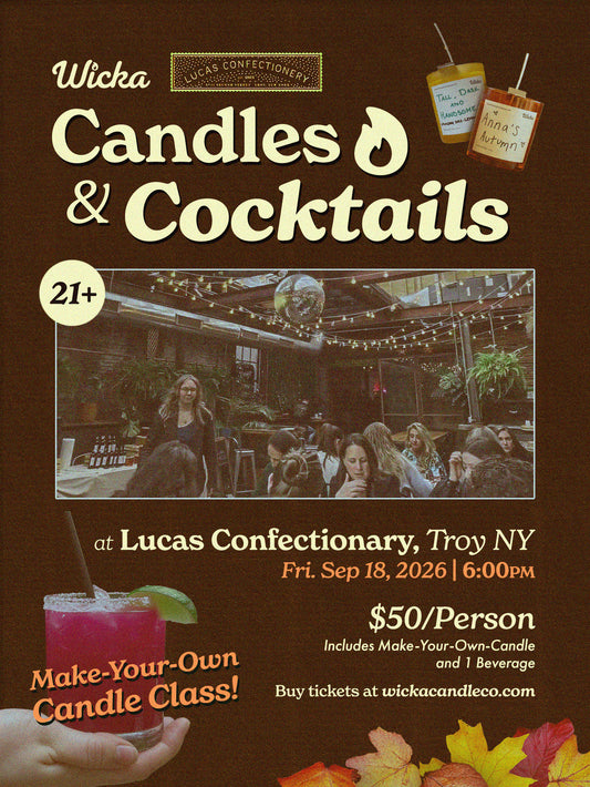 Candles and Cocktails @ Lucas Confectionery